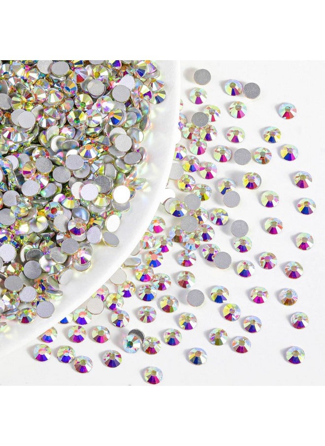 BEADSLAND Flatback Rhinestones Bulk14400Pcs Ab Crystal Rhinestones For Nails Crafts Clothes Diy Decoration Crystal Ab Ss10 2.72.9Mm  - Image 3