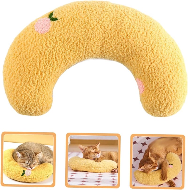 Cat Pillow Neck Protection Little Pillow for Cats u Shaped Washable Pet Sleeping - Image 3