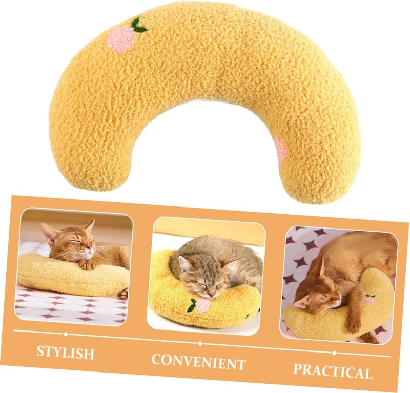Cat Pillow Neck Protection Little Pillow for Cats u Shaped Washable Pet Sleeping - Image 5