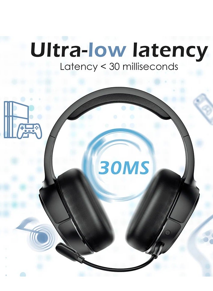 V10W Wireless RGB Gaming Headset for PC - Image 3