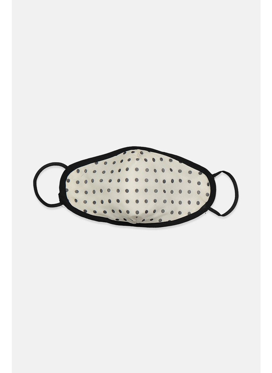 TOPSHOP Women Fashionable Polka Dots Face Mask, Multicolor  - Image 1