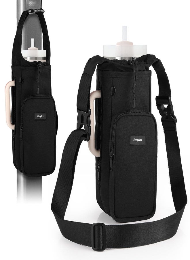 EasyAcc Magnetic Gym Bag, Upgraded 5x Super Strong Magnetic Gym Water Bottle Bag Holder Carrier, 5 Built-in Magnets, Phone Pockets, Shoulder Strap, Gifts for Gym Lovers Gym Accessories for Men Women - Image 1