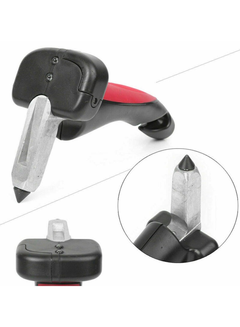 شابية عصا سيارة متعددة الاستخدامات، مقبض باب، مساعدة على الحركة، مصباح LED مدمج، كاسر نوافذ، كاسر زجاج، قاطع حزام الأمان، مساعدة مقبض السيارة لكبار السن وأداة طوارئ السيارة، مساعدة في الإمساك بالباب - Image 2