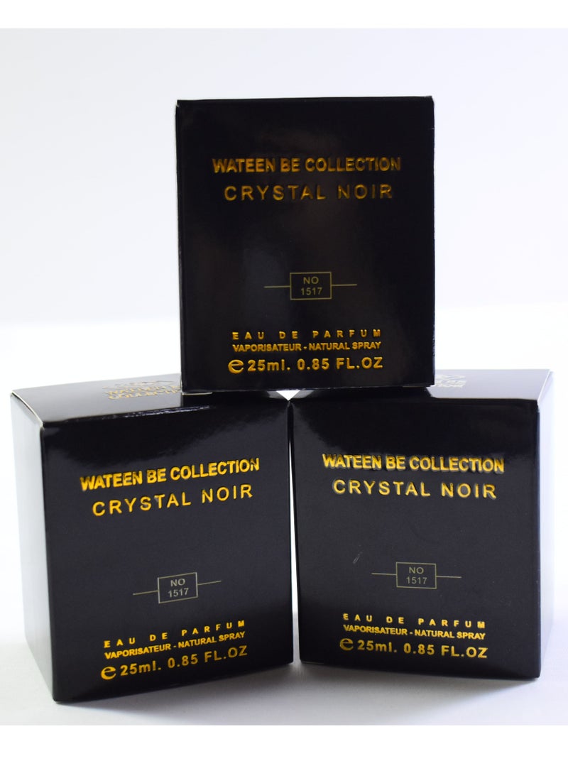 noir 3 Pieces CRYSTAL NOIR No. 1517 EDP 25 Ml  - Image 3