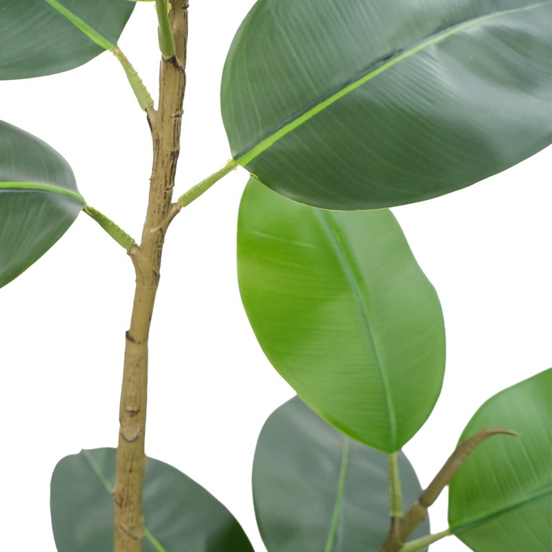 Sharpdo 180cm Green Diamond, Large Leaf Green Diamond Fake Plant, 31 Leaves - Image 5