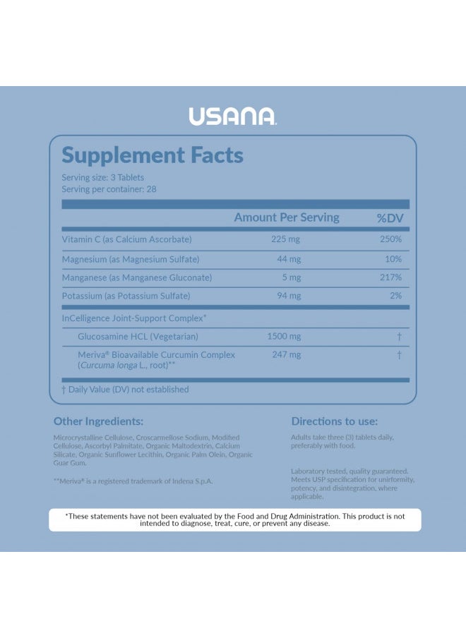 USANA Procosa with InCelligence Joint-Support Complex to Support Bone and Joint Health* - 84 Tablets - 28 Day Supply - pzsku/ZCFFDB34090731A0DD824Z/45/_/1728156409/0f752f9a-97e7-41c8-ace3-74c739c9a1c9