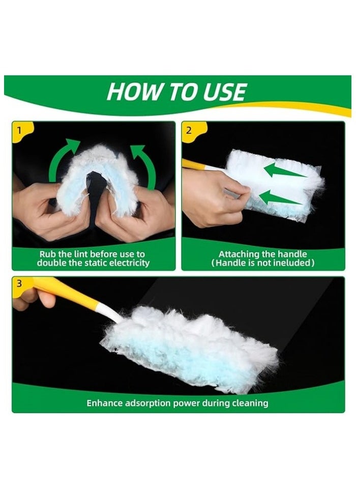 Generic - Duster Refills, Static Dust Removal Brush, Disposable Replacement Heads for Dusting Electronics, Furniture, Blinds, and Ceiling Fans - Image 1