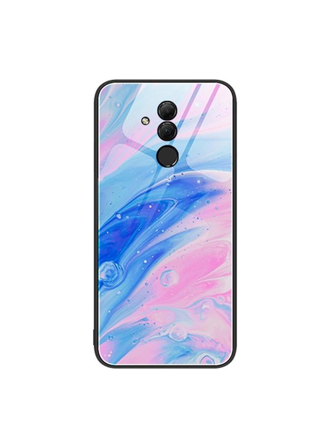 اس-توب جراب هاتف هواوي مايمانغ 7 بنمط رخامي واقٍ من الزجاج - Image 1