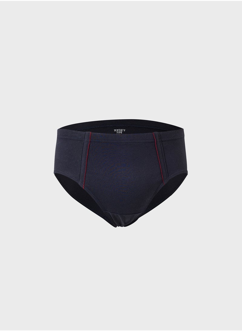 Seventy Five Basics Waist Band French Brief With Antibacterial Finish  - Image 1