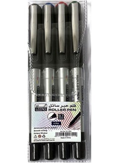 LEENO 4-Piece Liquid Roller Pen Set Multicolour 