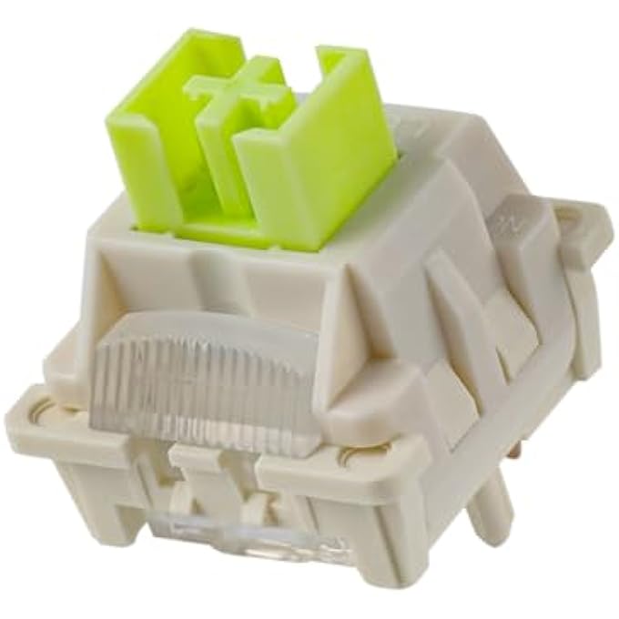 Leobog X LEOBOG REAPER KEYBOARD SWITCHES, 100 PCS 45GF LINEAR SWITCH SET, FACTORY LUBED 5-PIN SWITCH WITH POM STEM, LED SLOT FOR MECHANICAL GAMING KEYBOARD, COMPATIBLE WITH MX KEYCAPS - Image 1