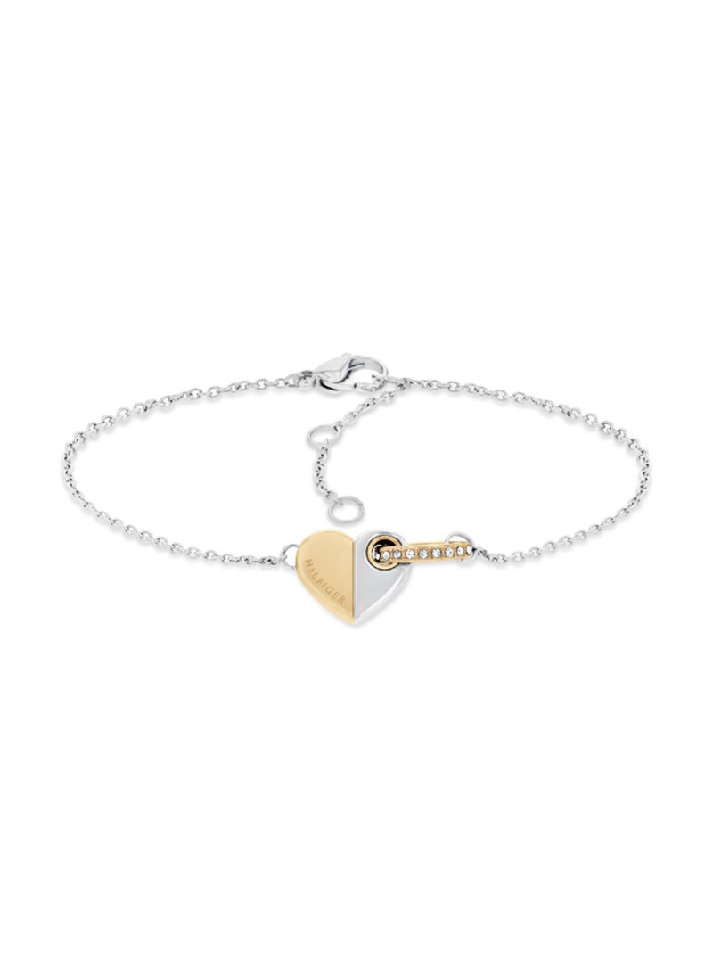 TOMMY HILFIGER TH JEWELRY SS24 LOVE WOMENS CHAIN BRACELET - 2780880  - Image 1
