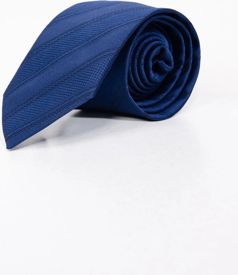 تودورس Classic Pocket Handkerchief Patterned Saks Blue Tie