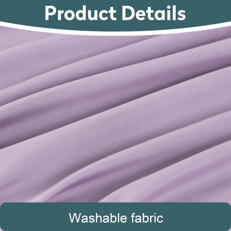 Toodou Soft Silky Touch, Mmost Comfortable and Luxurious Lavender Twin Flat Sheets Have Thickness, Softness and Warmth Breathable Stronger and More Durable Than Cotton - Image 5