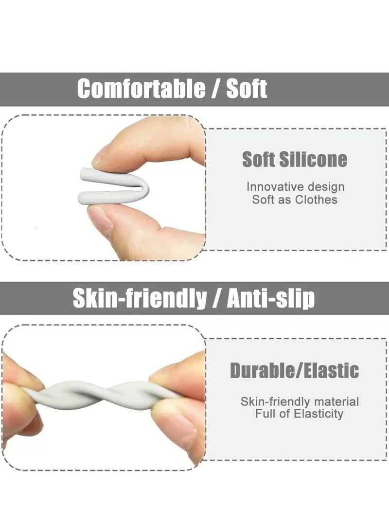 4Pcs Glasses Ear Cushions,Anti-Slip Elastic Comfort Glasses Accessories - Image 4