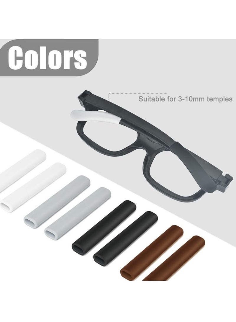 4Pcs Glasses Ear Cushions,Anti-Slip Elastic Comfort Glasses Accessories - Image 5