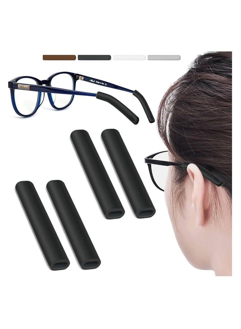4Pcs Glasses Ear Cushions,Anti-Slip Elastic Comfort Glasses Accessories - Image 1