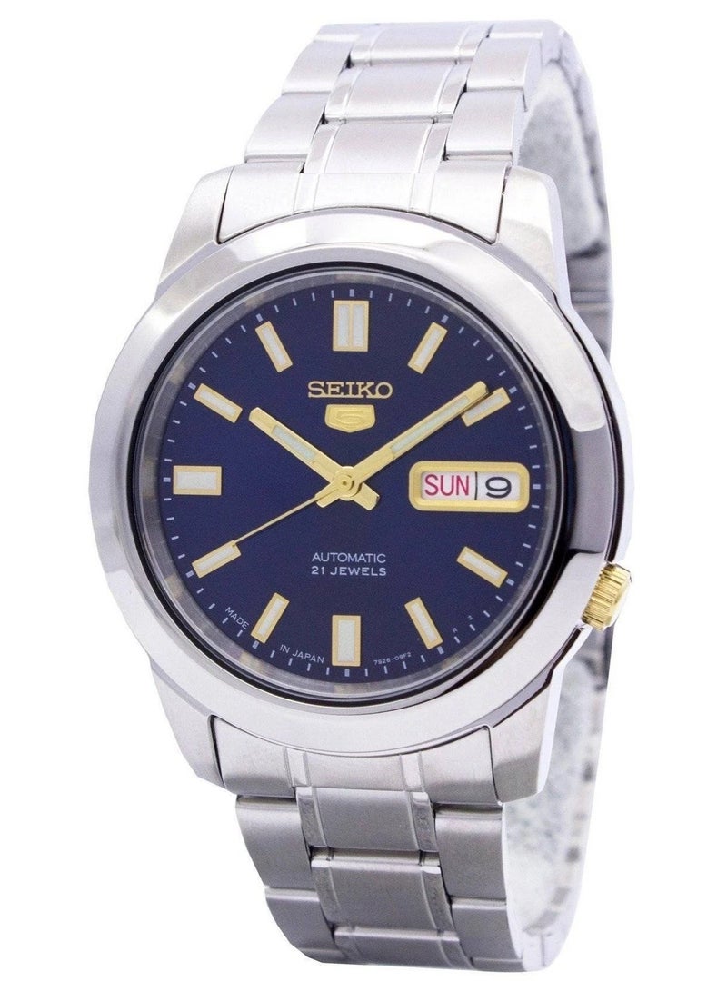 Seiko 5 Men's Automatic Watch SNKK11K1 | Blue Dial Stainless Steel - Image 1