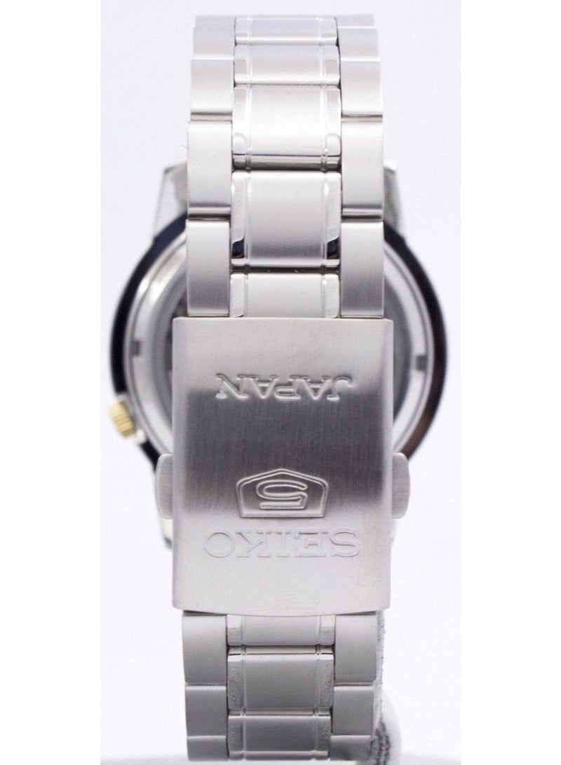 Seiko 5 Men's Automatic Watch SNKK11K1 | Blue Dial Stainless Steel - Image 4