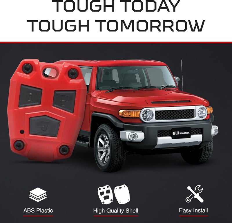 AJT DESIGN مفتاح سيارة من البلاستيك ABS لطراز FJ Cruiser (2008-2014) - Image 3