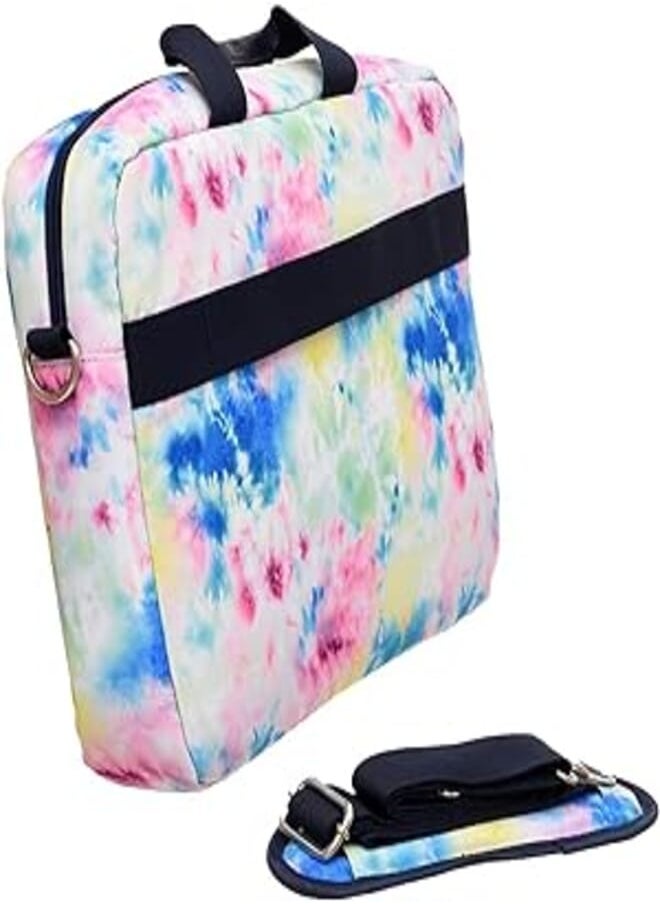 Elite ELITE Fabric Carrying Case And Hand Shoulder With Zipper Pocket And Colorful Design For Laptop - Multi Color 