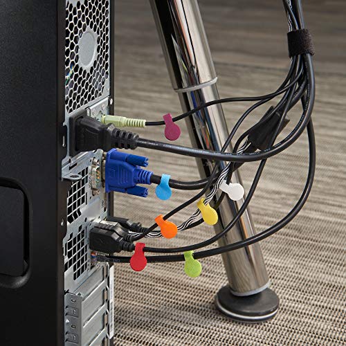 Wrap-It Storage - Mini Multi-Color Cable Labels (60 Pack) - Colorful Charger & Wire Labeler - Image 2