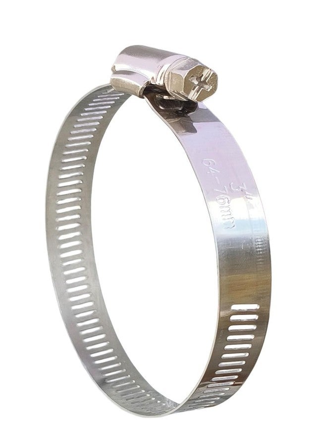 ES EKSAFAR ESEKSAFAR Alloy Stainless steel Hose clamp/Pipe clip Diameter Size adjust (2inch to 3inch)(5pc Hose clamp, 3 inch) - Image 2