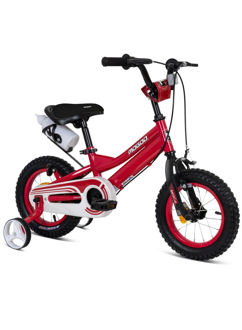 MOGOO Rayon Junior 12-Inch Kids Bike | 12-Inch Wheel Size | Adjustable Seat | 100% Assembled | For Kids | Red - Image 2