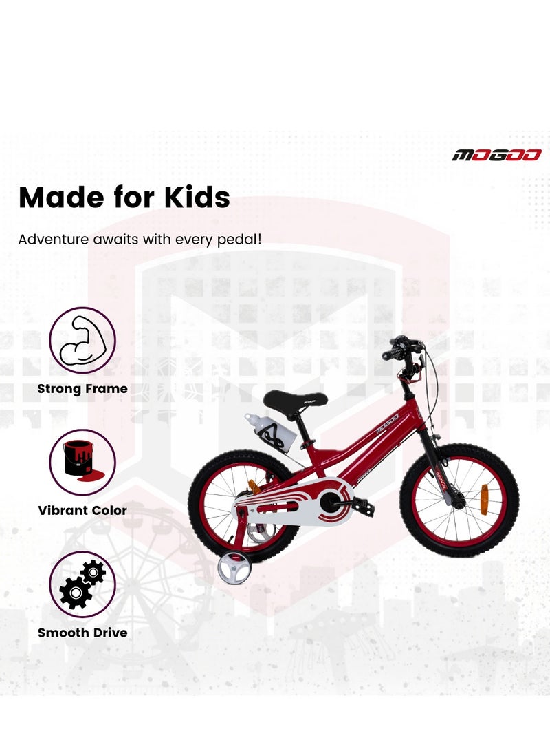 MOGOO Rayon Junior 12-Inch Kids Bike | 12-Inch Wheel Size | Adjustable Seat | 100% Assembled | For Kids | Red - Image 4