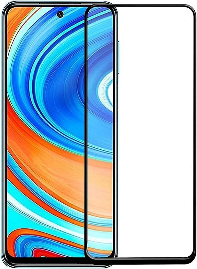 واقي شاشة من الزجاج المقوى لهاتف سامسونج جالاكسي A52S أسود / شفاف - Image 1