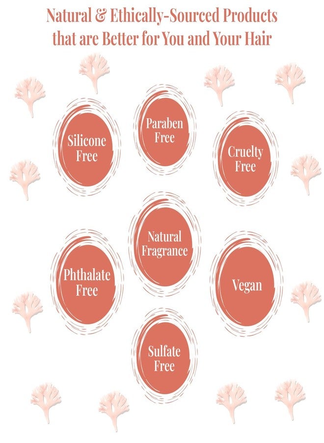 NaturAll Sea Moss & Chebe Anti Frizz Conditioner - Sulfate-Free Curl Hair Conditioner for Dry Hair - Detangles, Softens & Moisturizes Dry, Damaged Hair, Helps Reduce Breakage & Smooth Frizz (8.5 Oz) - Image 3