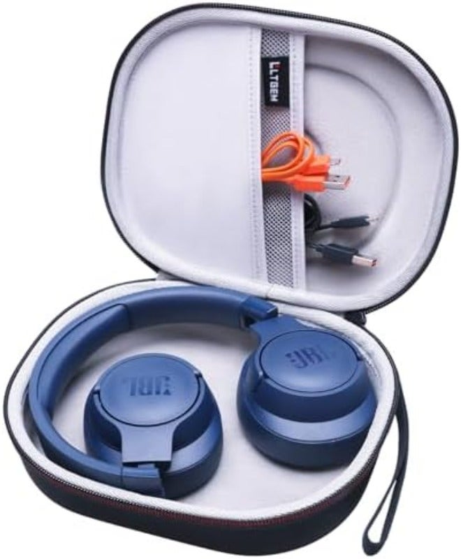 Geekria LTGEM Case Compatible with JBL Tune 770NC / 510BT / 720BT / 520BT / 520C / 670NC, for JBL Live 770NC / 670NC / 680NC / 780NC Headphones, Black - Image 1