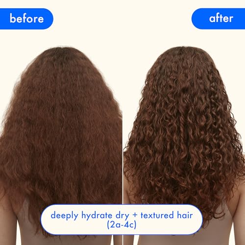 amika hydro rush intense moisture shampoo with hyaluronic acid, 1000ml | for dry, textured, or coarse hair types 2a-4c, long-lasting hydration, color-safe, keratin + chemically treated safe - Image 3