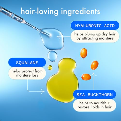 amika hydro rush intense moisture shampoo with hyaluronic acid, 1000ml | for dry, textured, or coarse hair types 2a-4c, long-lasting hydration, color-safe, keratin + chemically treated safe - Image 4