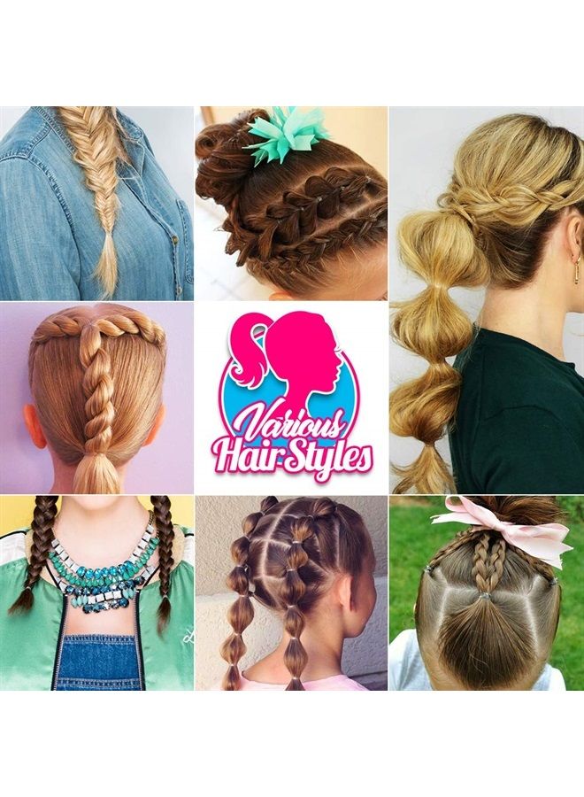 Teenitor Clear Elastic Hair Bands, Teenitor 2000pcs Mini Hair Rubber Bands with a Box, Soft Hair Elastics Ties Bands 2mm in Width and 30mm in Length - Image 2