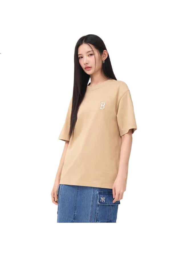 MLB T-Shirt Men And Women Couple Solid Color Round Neck Basic T-Shirt 25 Spring New 3Atsm0653-43Bgl-L - Image 1