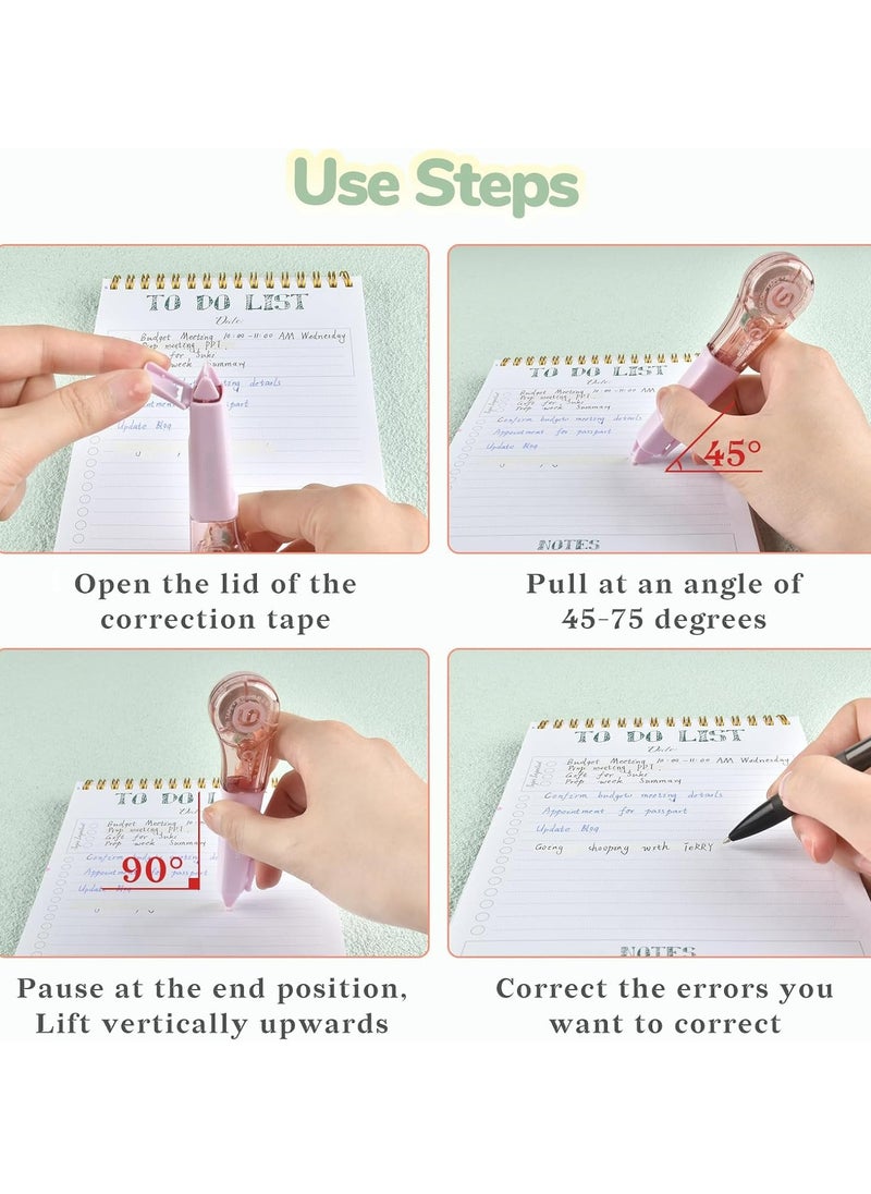 Oasisgalore - 8Pcs Cute Correction Tape Refills，White Out Pens for Instant Correction for Office School - Image 1
