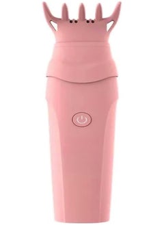 ZO7 PINK Electric Incense Burner, USB Rechargeable Bakhoor Burner, Superior Quality and Upgraded with Incense Storage, Portable Mubkhara Device for Home Office BY ZO7  - Image 1