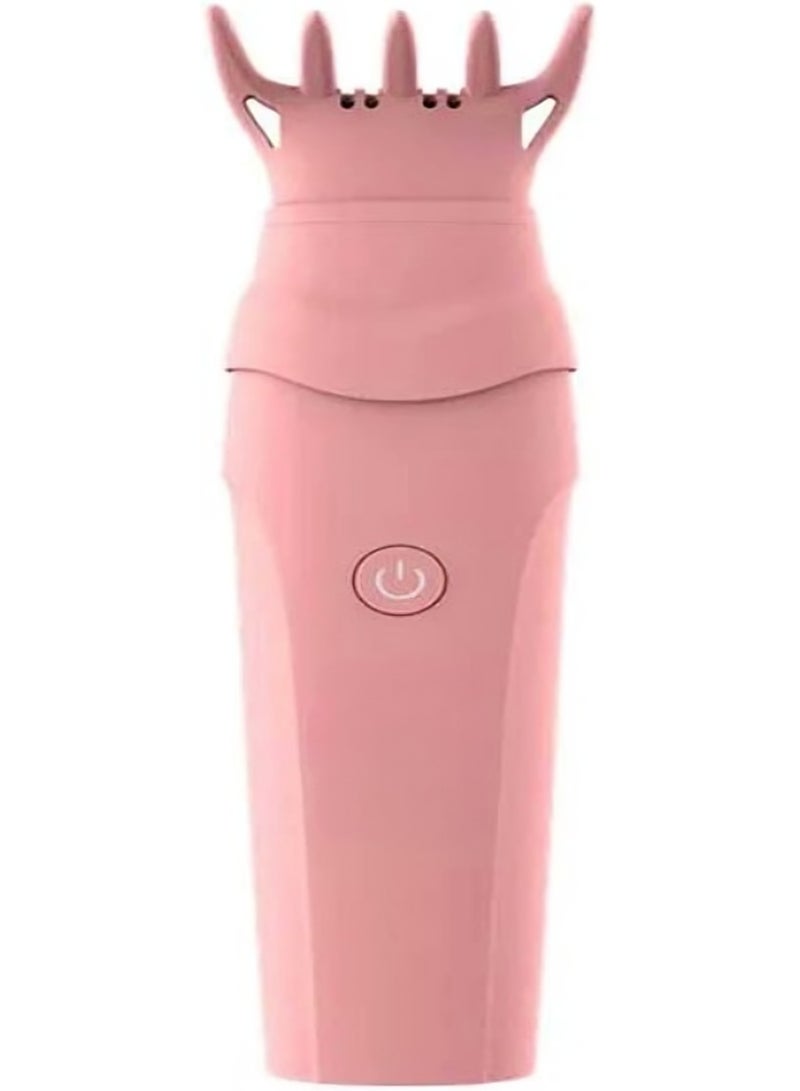 ZO7 PINK Electric Incense Burner, USB Rechargeable Bakhoor Burner, Superior Quality and Upgraded with Incense Storage, Portable Mubkhara Device for Home Office BY ZO7 - Image 1