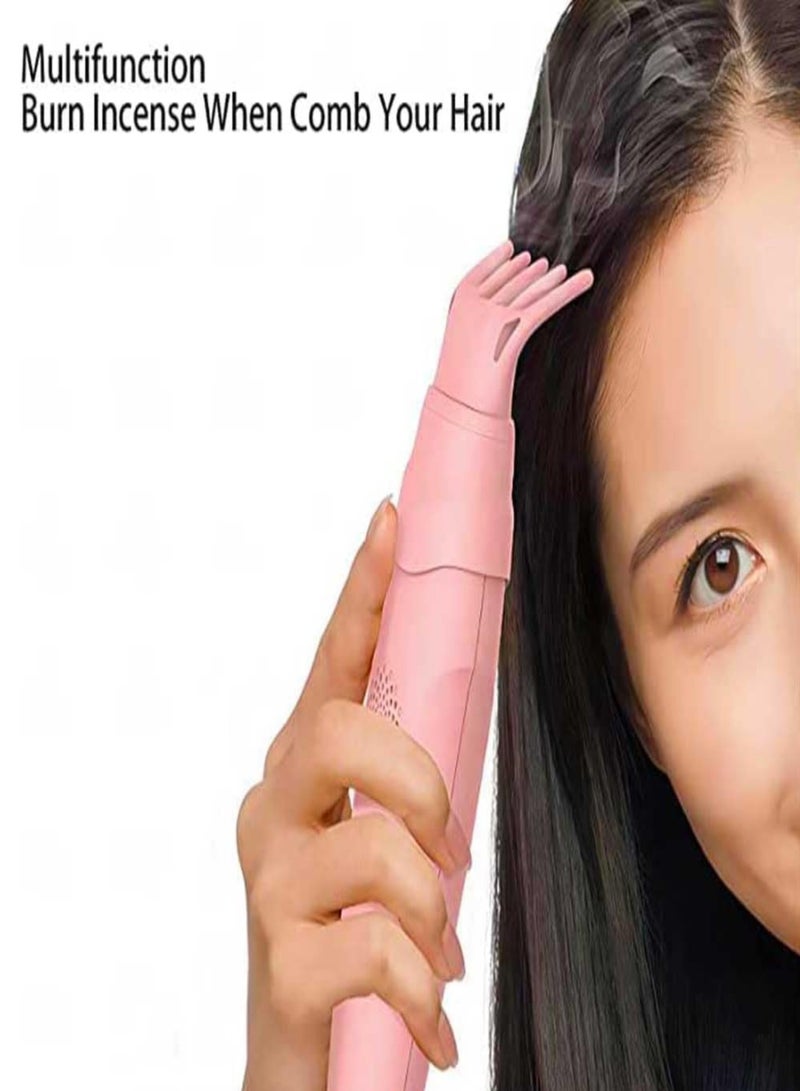 ZO7 PINK Electric Incense Burner, USB Rechargeable Bakhoor Burner, Superior Quality and Upgraded with Incense Storage, Portable Mubkhara Device for Home Office BY ZO7 - Image 3