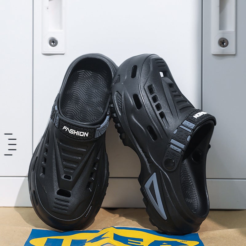 Dropshipping Couple'S Clogs For Summer, Breathable Outdoor Closed-Toe Slippers For Men, Dual-Use Casual Beach Sandals For Women - Image 5