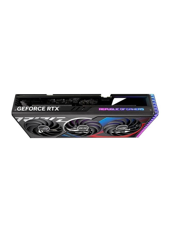 ASUS ROG Strix GeForce RTX 4070 Ti OC Edition Gaming Graphics Card (PCIe 4.0, 12GB GDDR6X, HDMI 2.1a, DisplayPort 1.4a, DLSS3 Support, Supports 4K) Black - Image 3