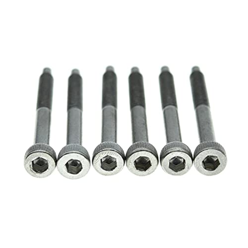 KAISH Set of 6 Stainless Steel Guitar Tremolo Bridge Saddle String Lock Screws for FR - Image 4