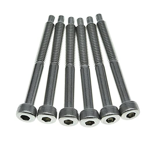 KAISH Set of 6 Stainless Steel Guitar Tremolo Bridge Saddle String Lock Screws for FR - Image 3