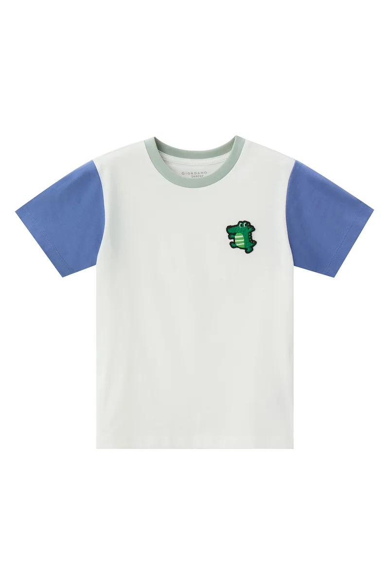 جيوردانو تيشيرت بياقة دائرية للأولاد