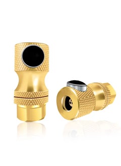 Excefore Locking Air Chuck, Heavy-Duty Brass Air Chuck for Tires, Easy to Use, Leak-Proof, Rated up to 200psi (2 Pack)  - Image 1