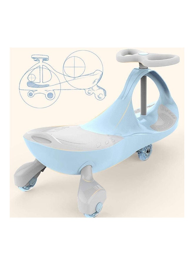 Cool Baby COOLBABY Children's Twist Car Male And Female Baby Swing Car Sliding PU Universal Wheel Swing Anti-Rollover Walker For 1-6 Years Old Children - Image 3