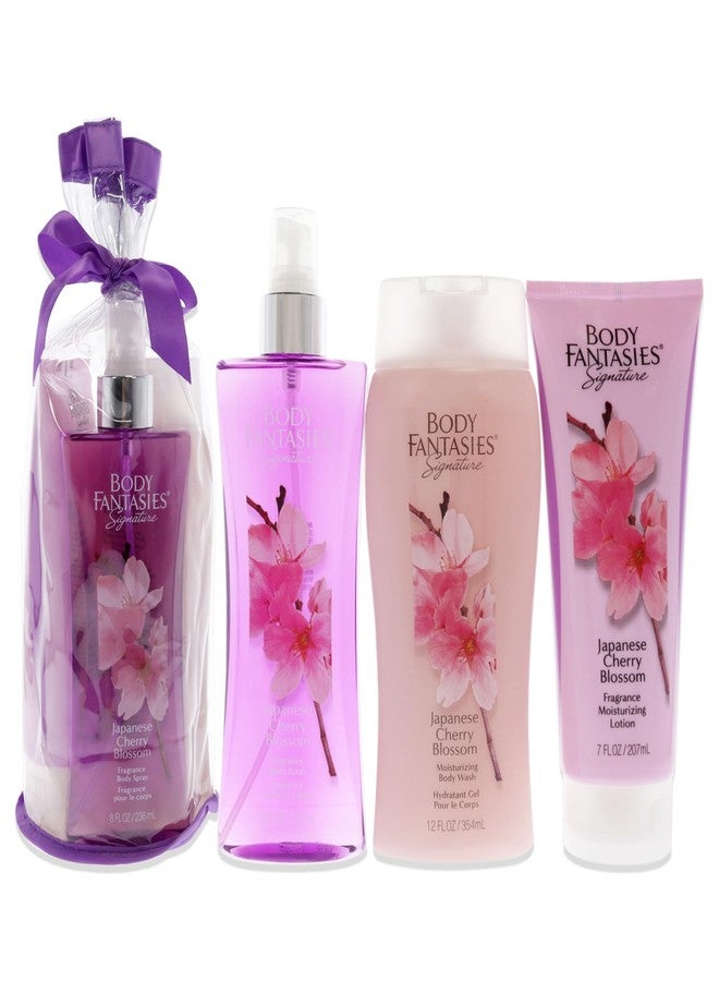 Body Fantasies Signature Japanese Cherry Blossom 3 Piece Gift Set for Women - Image 1