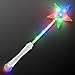 FlashingBlinkyLights Light Up White Super Star Princess LED Wand - Image 3