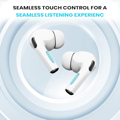 Kratos TW02 Ear Buds Wireless with 30H Playtime, Noise Isolation & Clear Calls, Bluetooth Earbuds with Voice Assistant, Ear Buds with Bluetooth V 5.3 & with Type C Fast Charging, IPX5 TWS Earphones - Image 5
